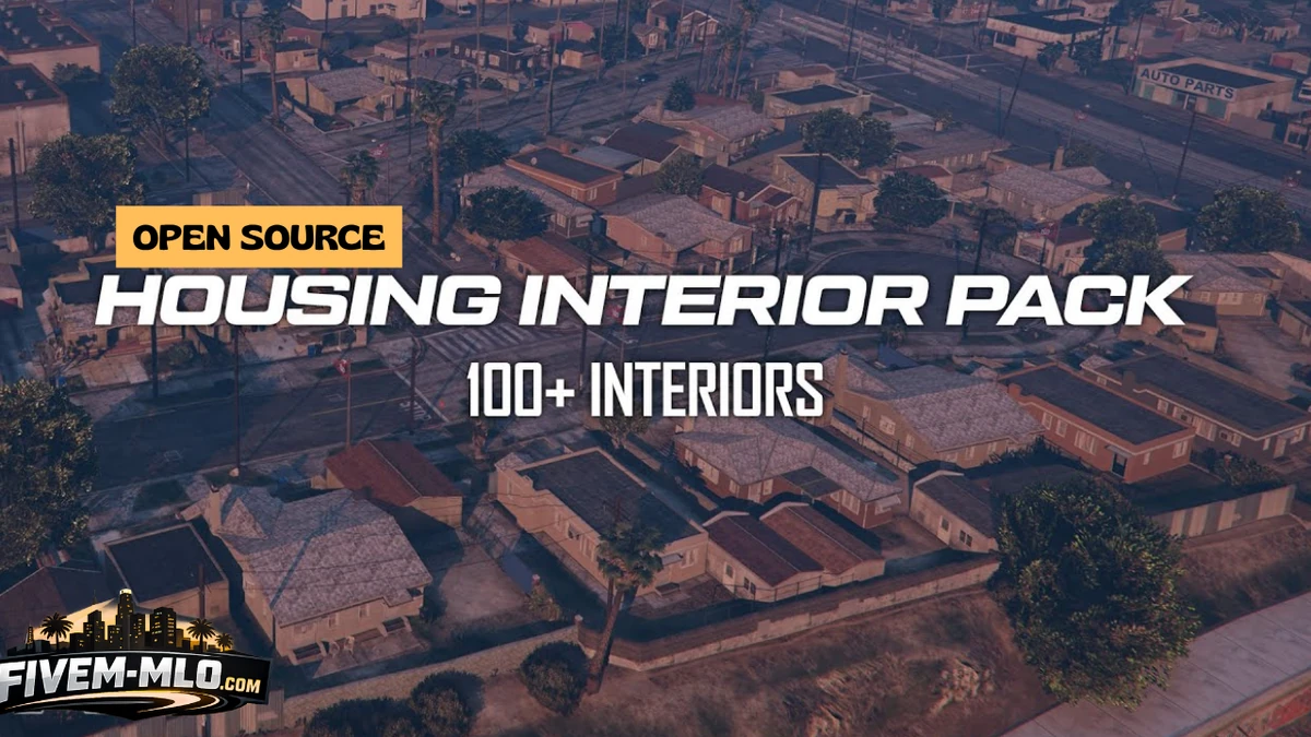 Ultimate Housing Pack (100+ Houses) | 106 House Interiors for FiveM | Open Source